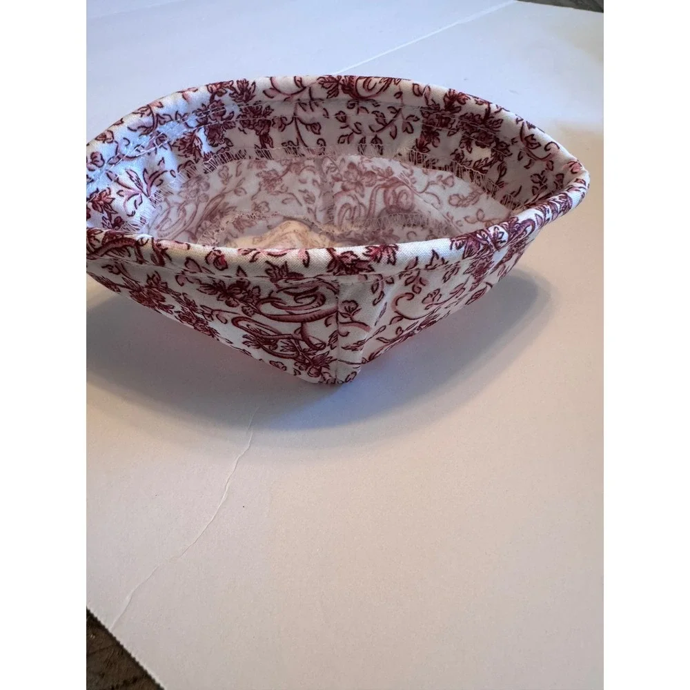 Longaberger Little Love Red Corded Small‎ Basket Liner New